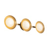 Cleo 23-in Brushed Gold/Opal Glass LED Vanity Light