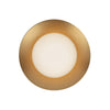 Cleo 9-in Brushed Gold/Opal Glass LED Wall Sconce