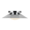 Cleo 9-in Chrome/Opal Glass LED Wall Sconce