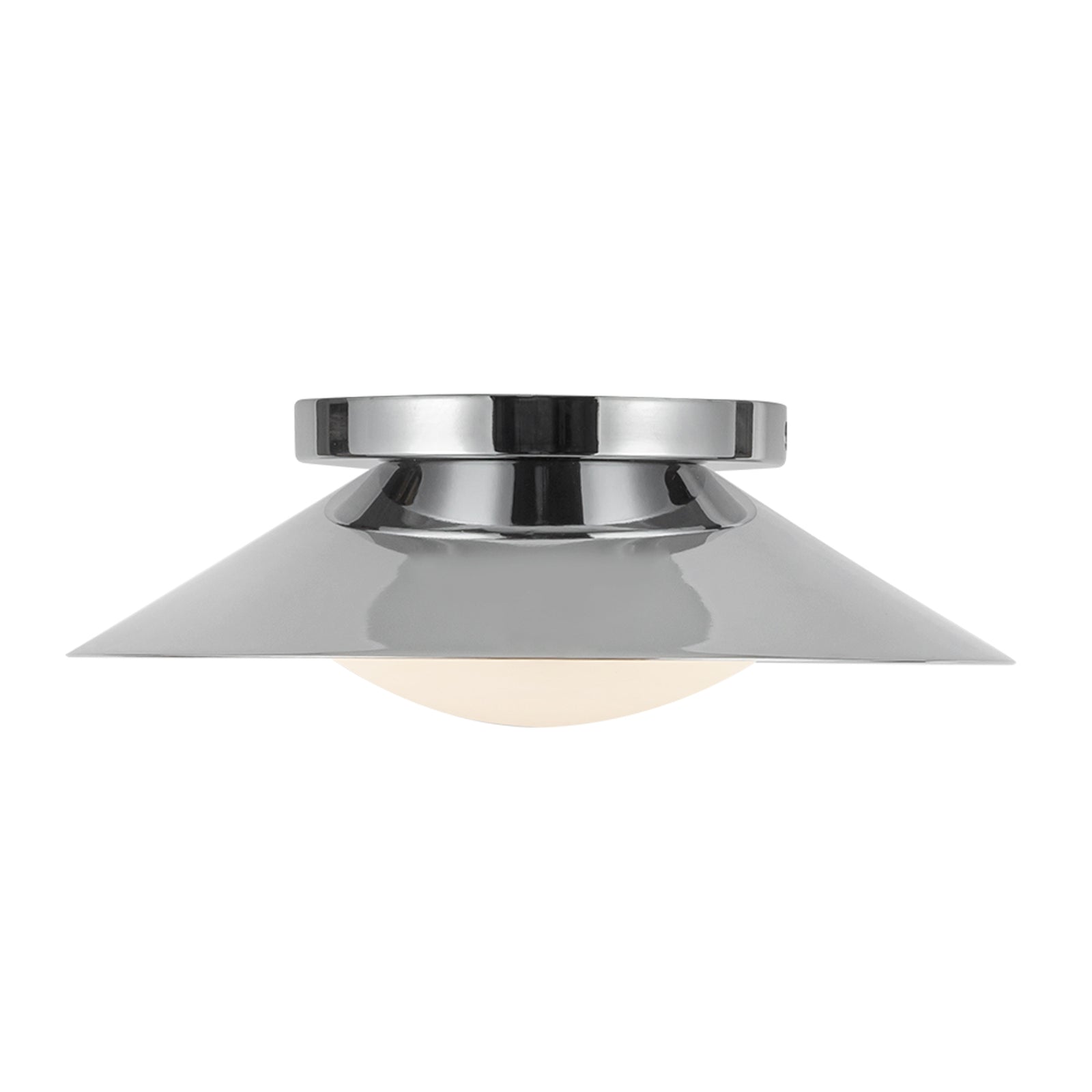 Cleo 9-in Chrome/Opal Glass LED Wall Sconce