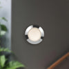 Cleo 9-in Chrome/Opal Glass LED Wall Sconce
