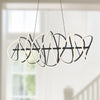 Collide 44-in Black LED Chandeliers