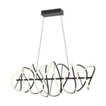Collide 44-in Black LED Chandeliers