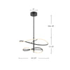 Collide 24-in Black LED Pendant