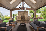 Copenhagen 24-in (Four-Tier) Black LED Exterior Pendant