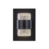 Copenhagen 8-in Black LED Exterior Wall Sconce