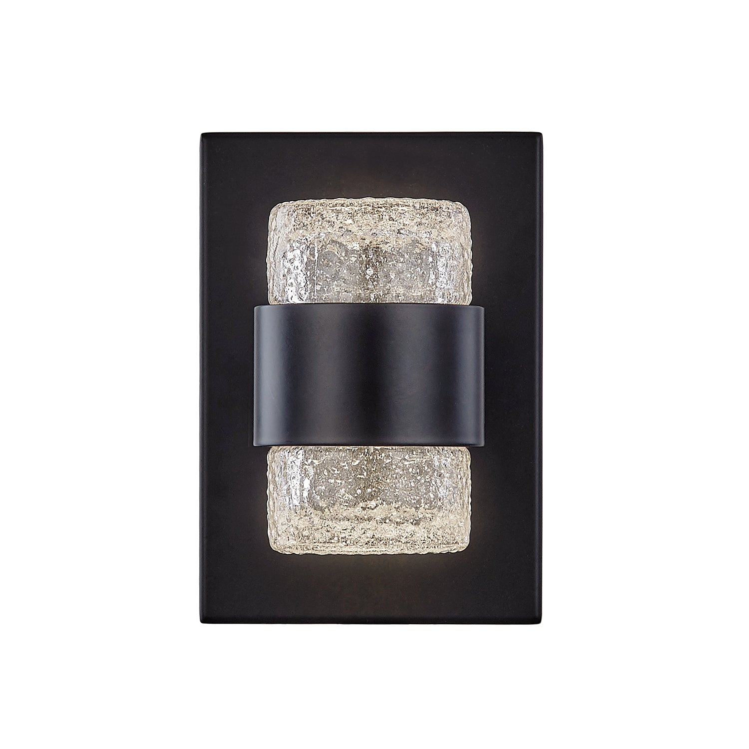 Copenhagen 8-in Black LED Exterior Wall Sconce
