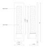 Copenhagen 12-in Black LED Exterior Wall Sconce