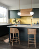 Copperfield 16-in Aged Gold/Opal Matte Glass 1 Light Pendant