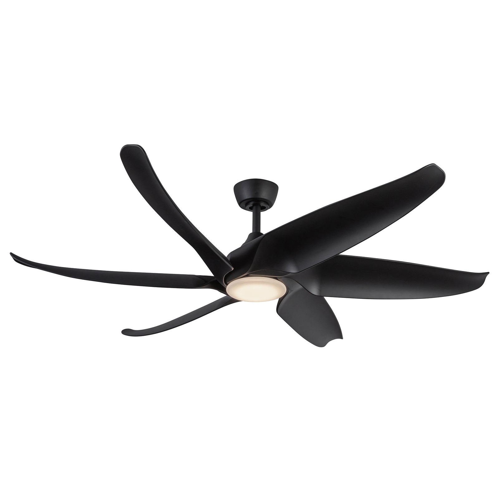 Coronado 60-in Matte Black LED Ceiling Fan