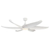 Coronado 60-in Matte White LED Ceiling Fan