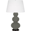Ash Triple Gourd Table Lamp