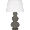 Ash Triple Gourd Table Lamp