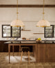 Crosby 33-in Brushed Gold Socket Chandelier
