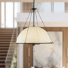 Crosby 33-in Matte Black Socket Chandelier
