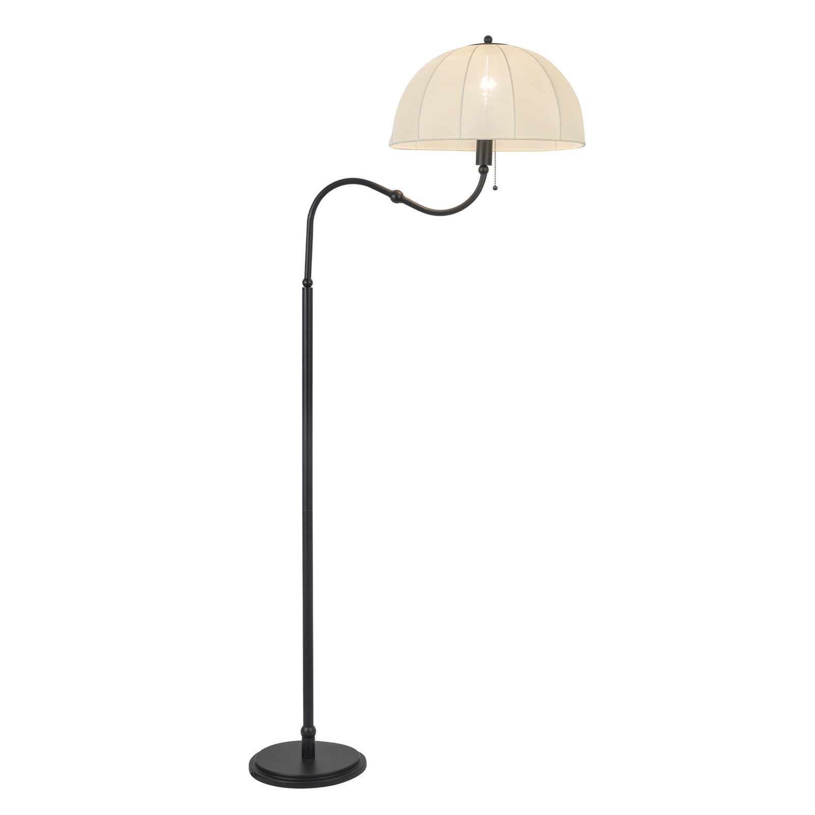 Crosby 68-in Matte Black Socket Floor Lamp