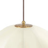 Crosby 18-in Brushed Gold Socket Pendant