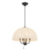 Crosby 18-in Matte Black Socket Pendant