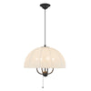 Crosby 18-in Matte Black Socket Pendant