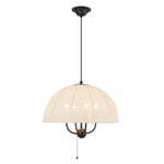 Crosby 18-in Matte Black Socket Pendant