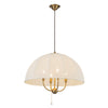 Crosby 24-in Brushed Gold Socket Pendant