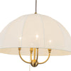 Crosby 24-in Brushed Gold Socket Pendant