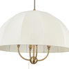Crosby 24-in Brushed Gold Socket Pendant