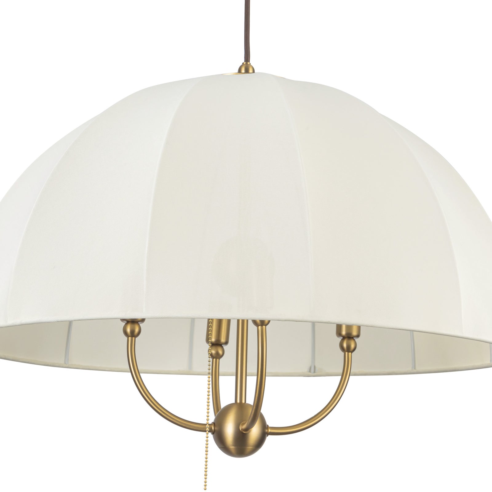Crosby 24-in Brushed Gold Socket Pendant