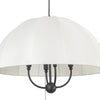 Crosby 24-in Matte Black Socket Pendant