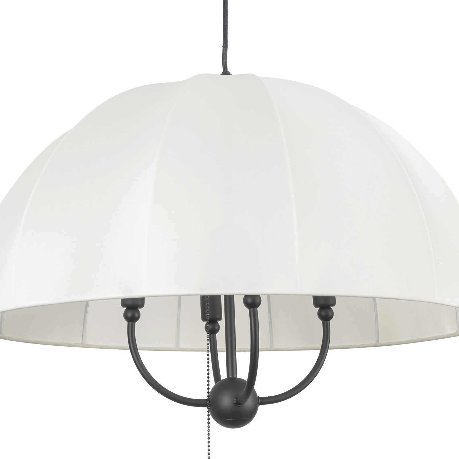 Crosby 24-in Matte Black Socket Pendant
