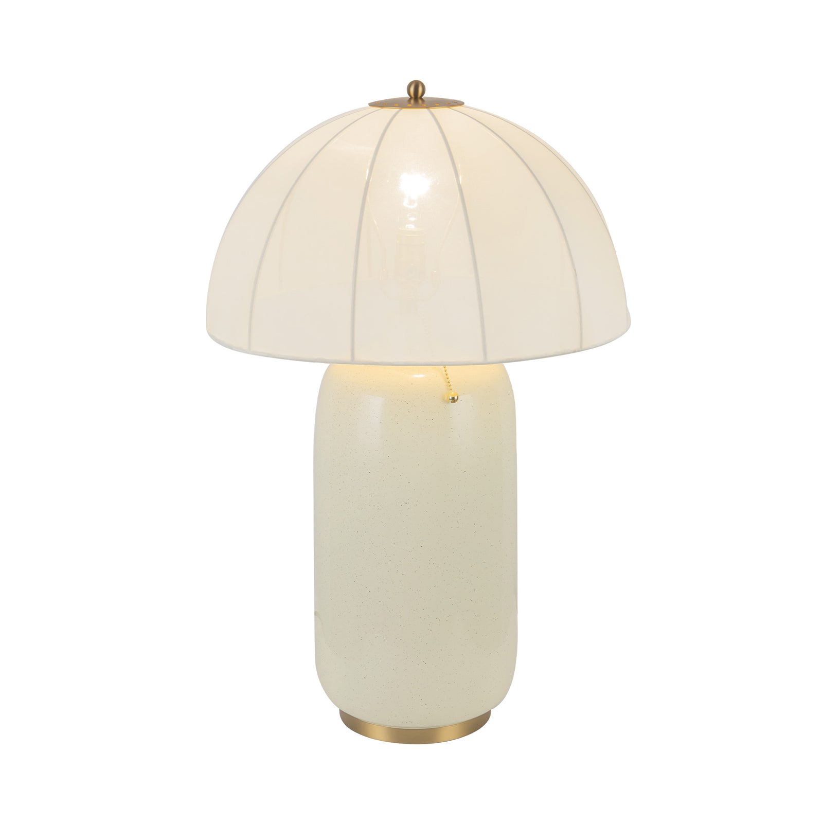 Crosby 18-in Brushed Gold Socket Table Lamp