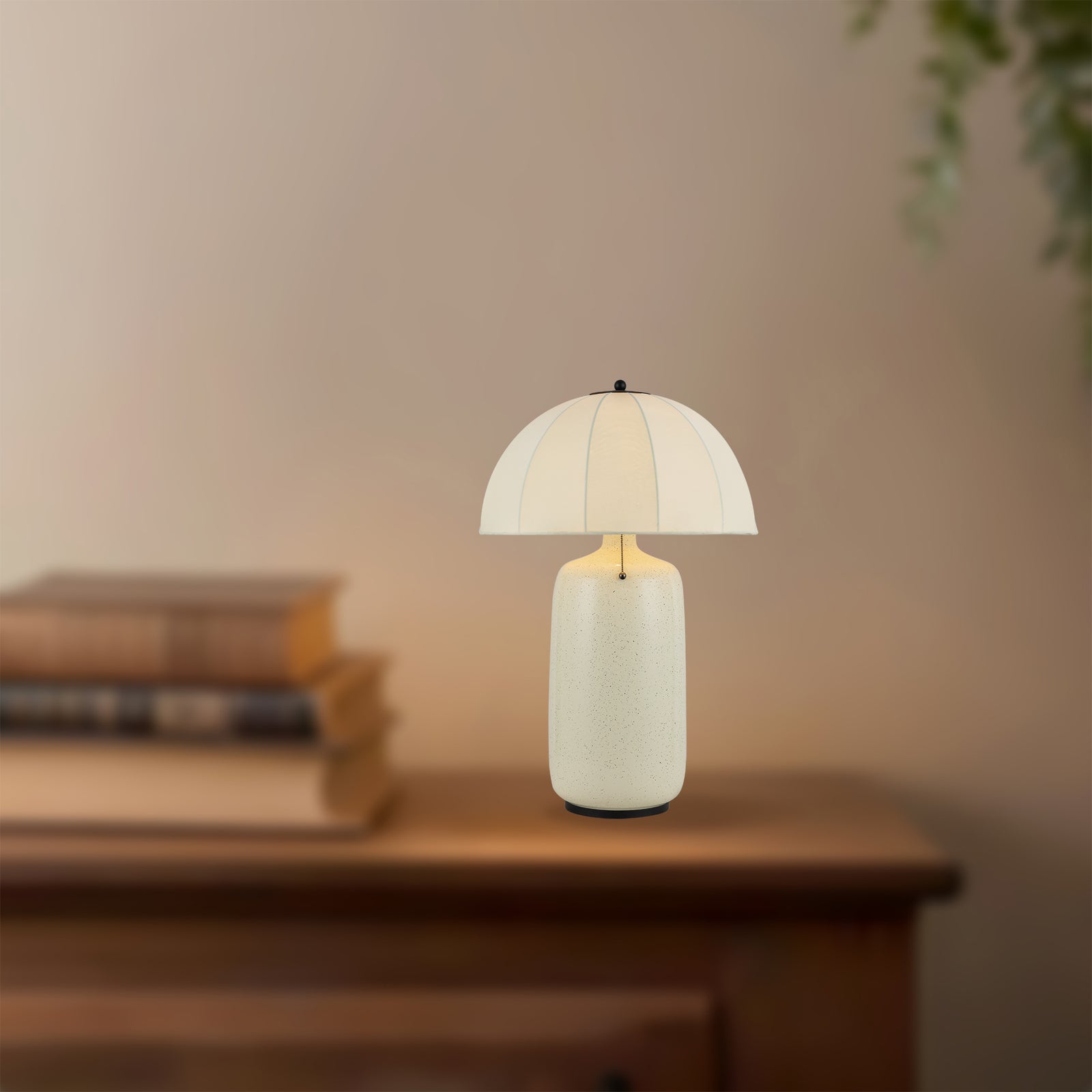 Crosby 18-in Matte Black Socket Table Lamp