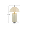 Crosby 18-in Brushed Gold Socket Table Lamp