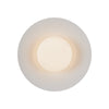 Cruz 15-in Metal - Black/White LED Flush Mount