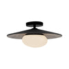 Cruz 15-in Felt - Gray LED Flush Mount