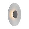 Cruz 15-in Metal - Black/White LED Wall Sconce