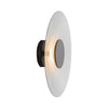 Cruz 15-in Metal - Black/White LED Wall Sconce