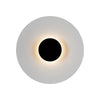 Cruz 15-in Metal - Black/White LED Wall Sconce