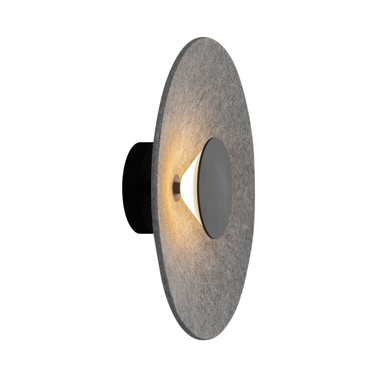 Cruz 15-in Felt - Gray LED Wall Sconce