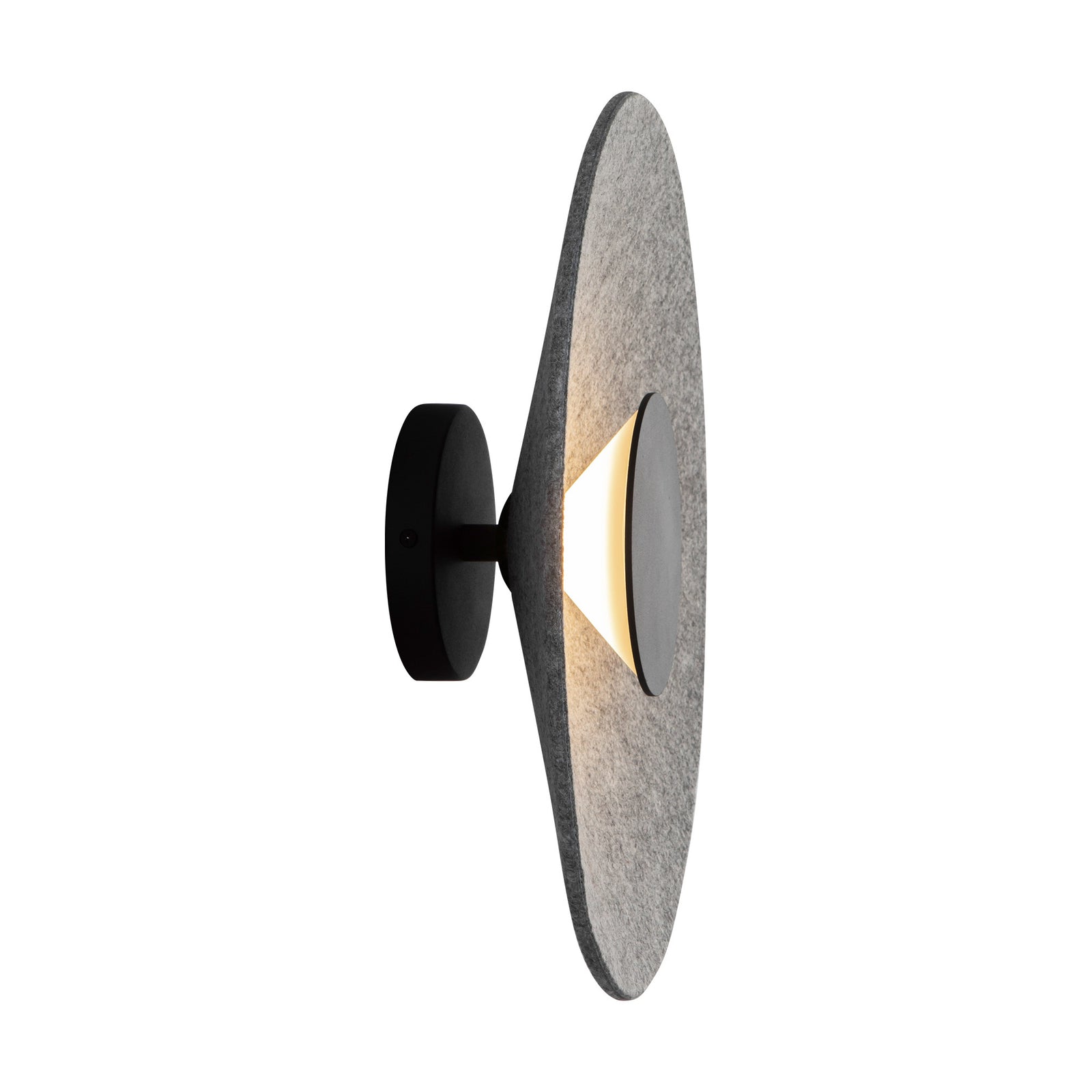 Cruz 15-in Felt - Gray LED Wall Sconce