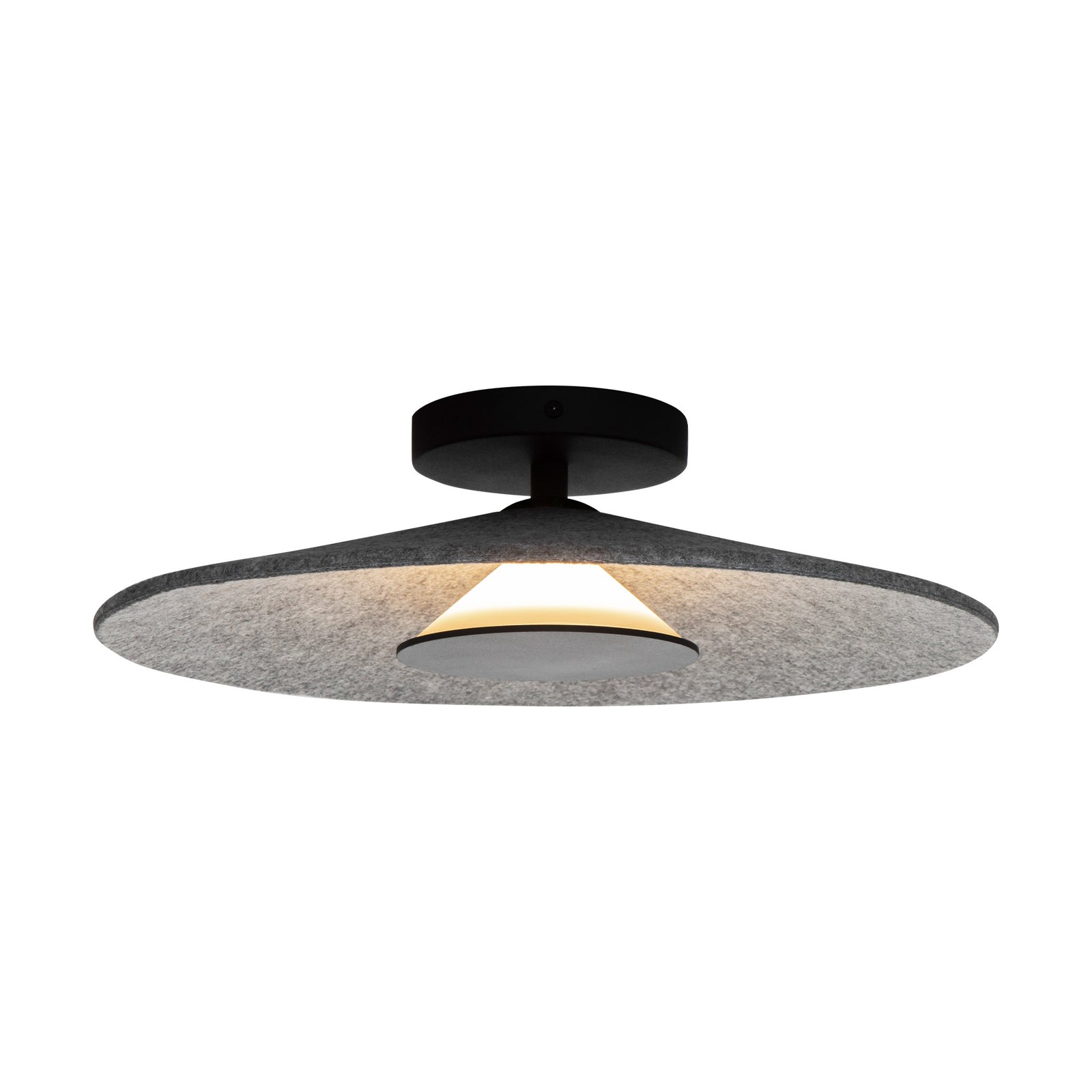 Cruz 15-in Felt - Gray LED Wall Sconce