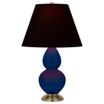 Cobalt Small Double Gourd Accent Lamp