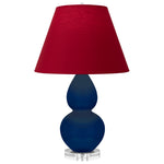 Cobalt Small Double Gourd Accent Lamp
