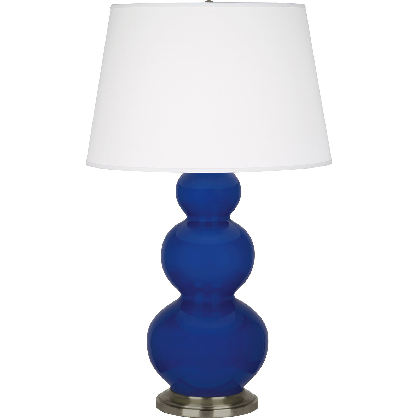 Cobalt Small Double Gourd Accent Lamp