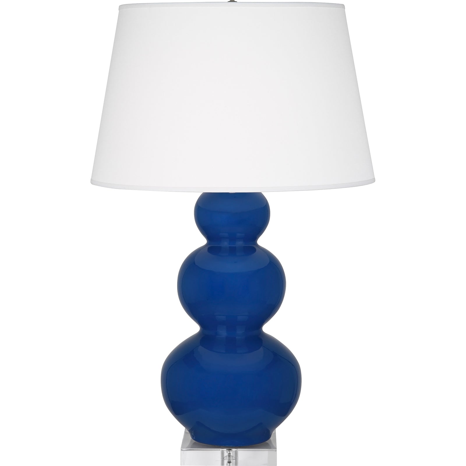 Cobalt Small Double Gourd Accent Lamp