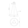 Cumulus Minor 24-in White LED Pendant