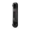 Cyrus 6-in Clear Glass/Matte Black 2 Lights Vanity