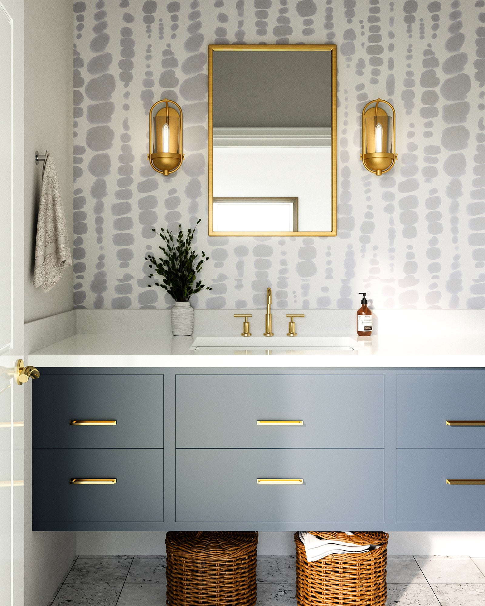 Cyrus 7-in Aged Gold/Clear Glass 1 Light Wall/Vanity