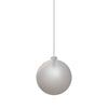 Sphere 8" Clear Glass Single Pendant - 3W - Polished Chrome Socket