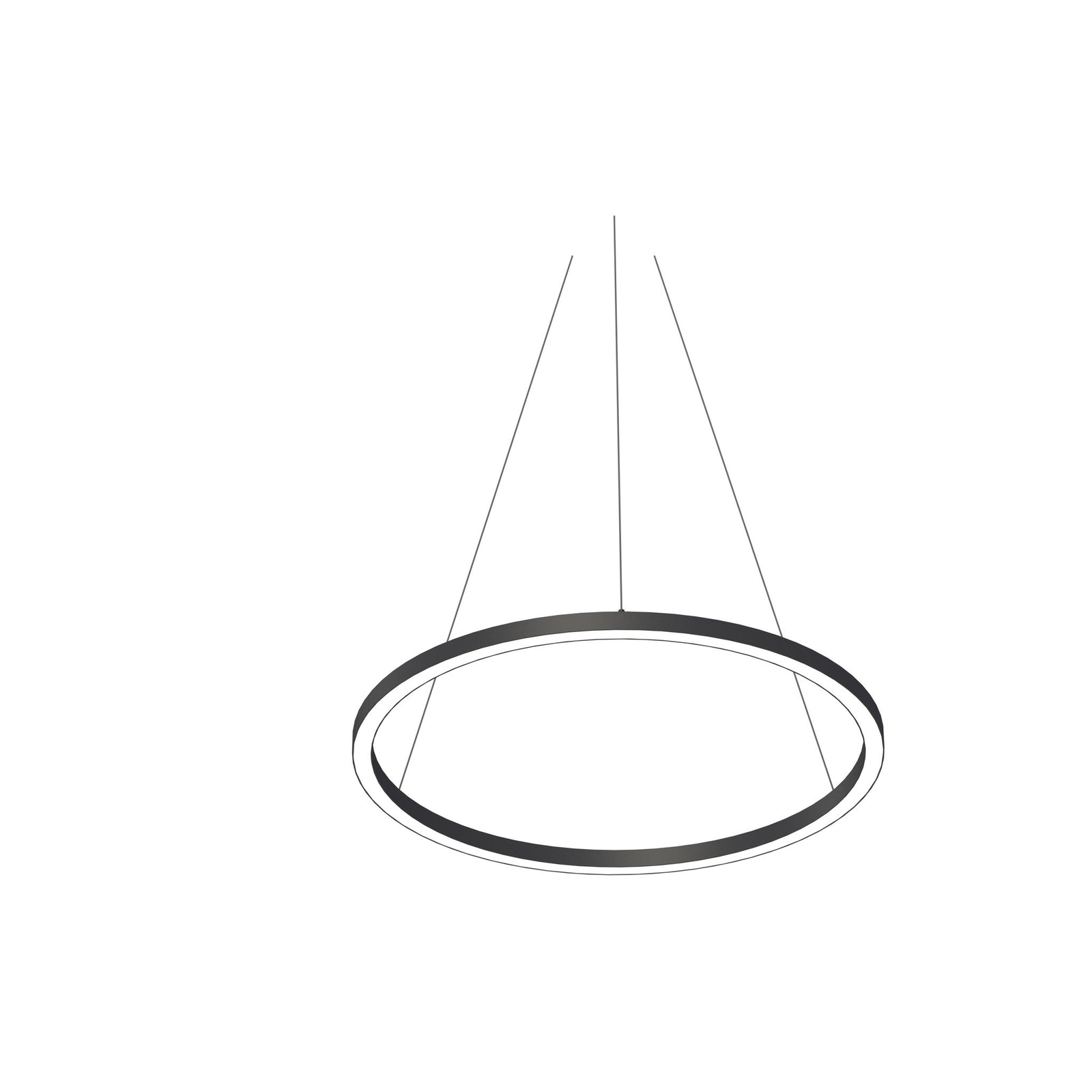 Compass 36" Pendant - Black